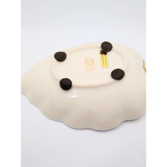 Lenox Procelian leaf gold trim dish - Picture 3 of 3